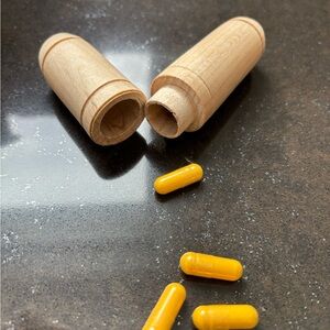 Wooden Pill Case